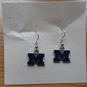 University of Michigan Earrings
